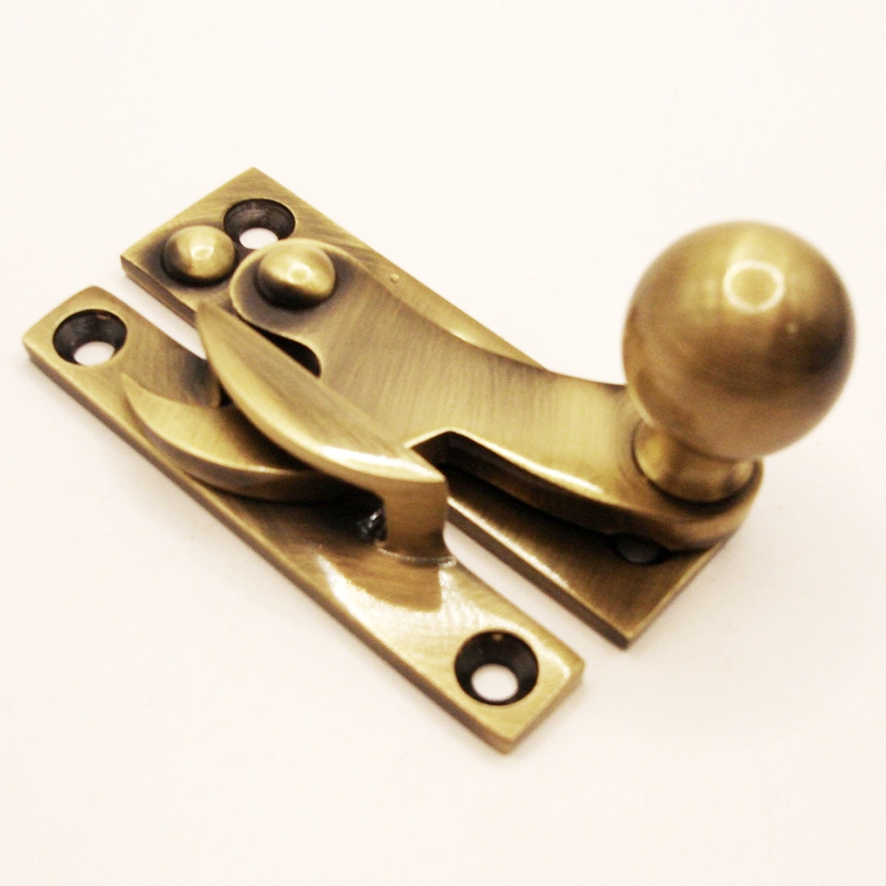 TWC009/AB • Non-Locking • Antique Brass • Forged Heavy Claw Sash Fastener